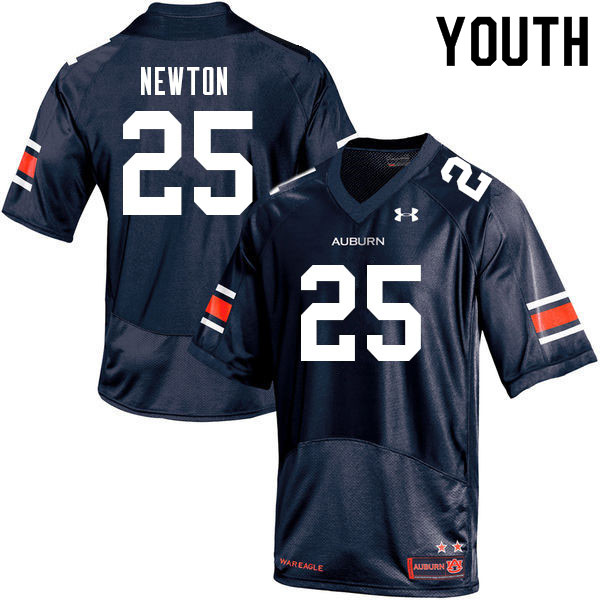 Youth Auburn Tigers #25 Caylin Newton Navy 2021 College Stitched Football Jersey